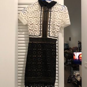 Self-Portrait Black and White Dress